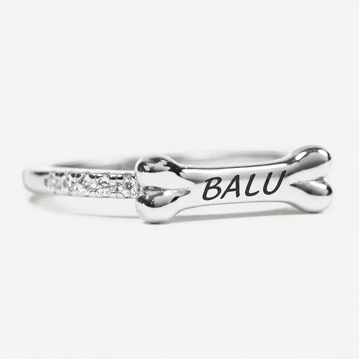 Seelenhund Knochenring – mit Wunschname – Produktbild 2